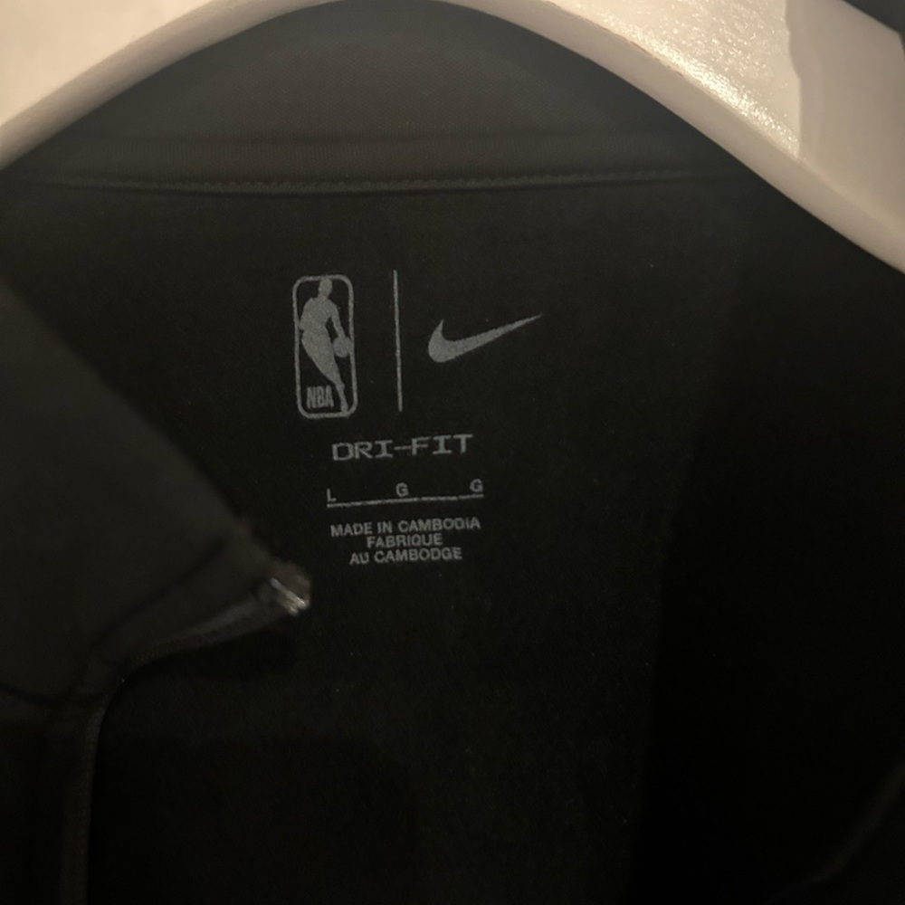 Nike dri-fit full zip jacket black Los Angeles Clippers size large - Picture 6 of 7